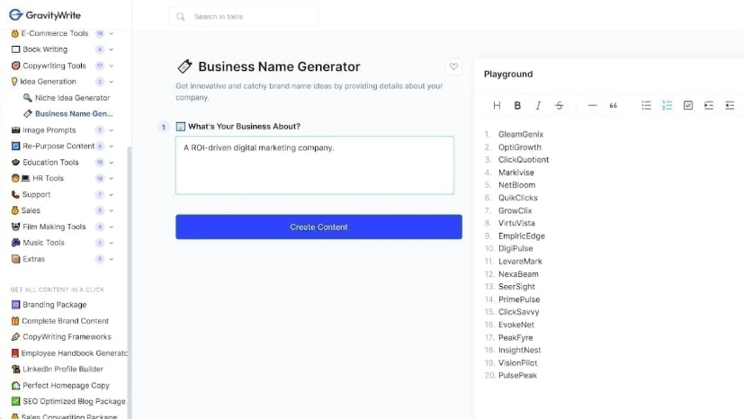 Top 10 Ai Business Name Generator Review 2024 – REXK